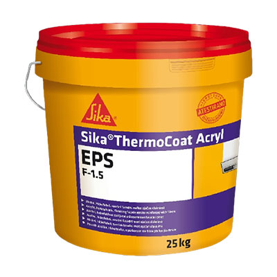 Fasadni malter Sika Thermocoat acryl eps F1.5mm zaglađeni 25kg