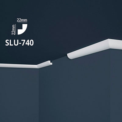 Unutrašnje dekorativne stiropor lajsne SLU-740 2cm x 2m x 2m