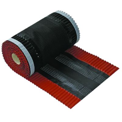 Ventilaciona aluminijumska traka za krov GEO Superb 300mm x 5m crvena